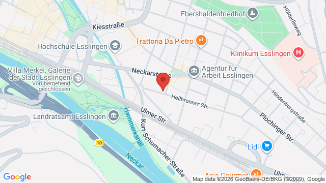 Karte der Organisation