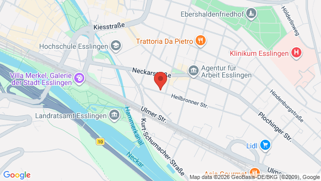 Karte der Organisation