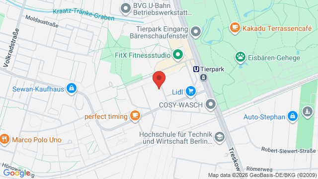 Karte der Organisation