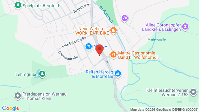 Karte der Organisation